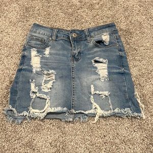 Forever 21 denim mini skirt